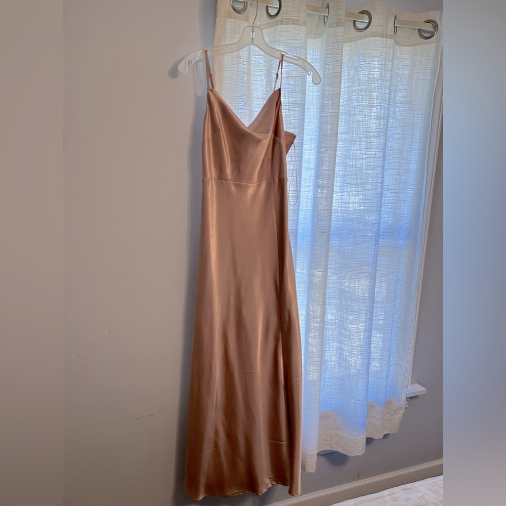 Birdy Grey Pink Satin Bridesmaid dress